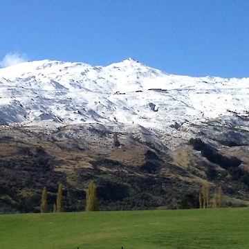 Snow-capped mountains